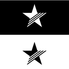 Star Line Icon Vector