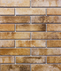 Texture of natural brick. Facing materials