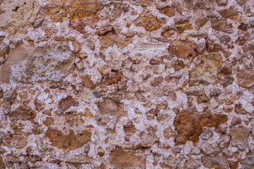 Picture of concrete material brown colored wall texture