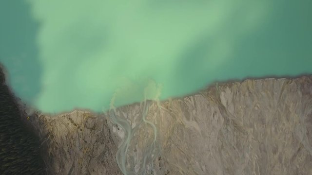 Creek flowing into Peyto Lake, Banff National Park, Alberta Canada