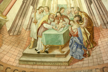 Présentation de Jésus au Temple. Notre-Dame de l'Assomption. Cordon. Presentation of Jesus in the Temple. Our Lady of the Assumption.