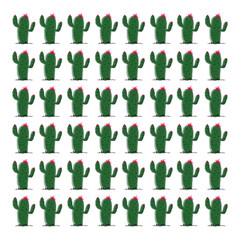 Cactus pattern, 