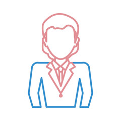 Obraz premium businesswoman icon over white background vector illustration