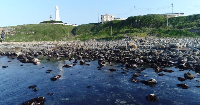 犬吠埼灯台 太平洋 inubosaki lighthouse DJI Phantom4pro ドローン空撮映像