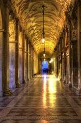 Fototapeta premium Venice Passage with Golden Light