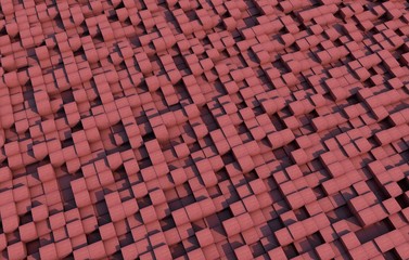 Obraz na płótnie Canvas 3d cubes with a grunge texture