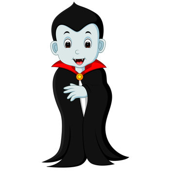 Cute Dracula Cartoon 