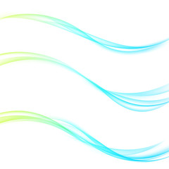 Grey abstract transparent mild smooth halftone smoke lines collection