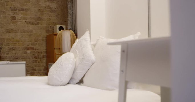 Bedroom Area In Modern Stylish Apartment Shot On R3D