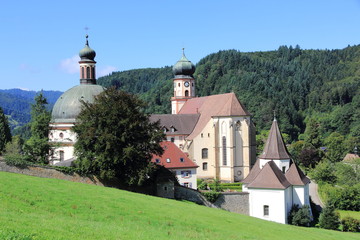 Abbaye de St Trudpert en For&ecirc;t-Noire (Allemagne)