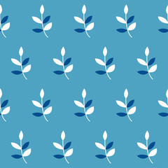 Abstract tree branch seamless pattern background.