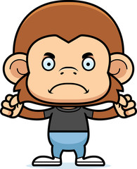 Cartoon Angry Monkey