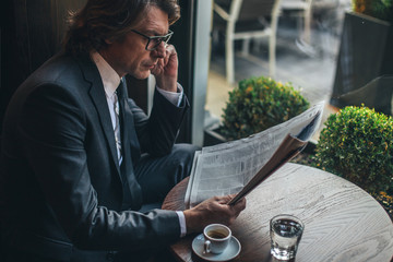 Businessman in the city.