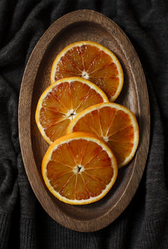 Blood orange slices