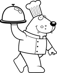 Cartoon Wolf Chef