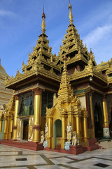 Shwedagon Pagoda in Yangon, Myanmar (Burma)