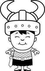 Smiling Cartoon Orc Child