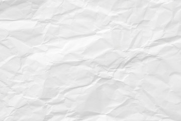 The texture of white paper with kinks. Background for various purposes.