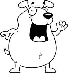 Dog Waving