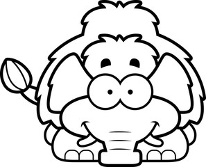 Fototapeta premium Smiling Little Mammoth
