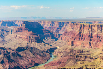 panoramisch uitzicht op het nationale park Grand Canyon, arizona