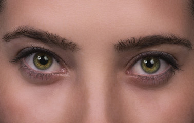 Obraz premium Beautiful Woman Eyes and Face