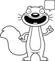 Cartoon Squirrel Talking