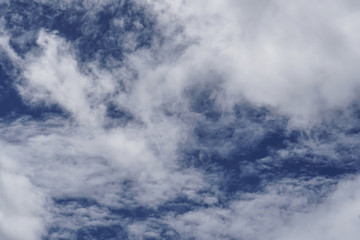 blue sky and white cloud background