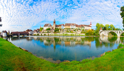 Fototapeta na wymiar Bremgarten, Kanton Aargau, Schweiz