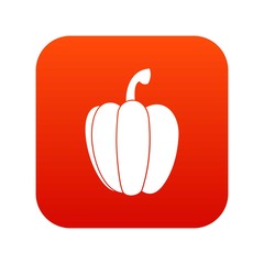 Pepper icon digital red