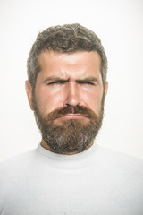 Fototapeta premium Man with long beard and mustache.