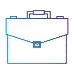 portfolio briefcase isolated icon