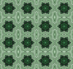 Seamless striped vector pattern. Vintage colored decorative repainting background with tribal and ethnic motifs. Abstract geometric roughly hatched shapes colored with hand drawn brush stokes.