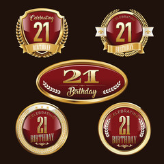 Premium Set of Anniversary Badges.