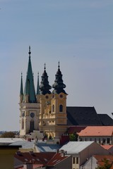 Fototapeta premium churches in Nitra, Slovakia, Europe