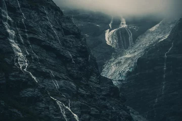 Acrylic prints Nature Norwegian Glacier Landscape