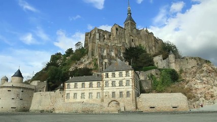 L'ouest du Mont-Saint-Michel
