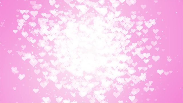 White glitter slow motion Moving Particles seamless loop pink background
