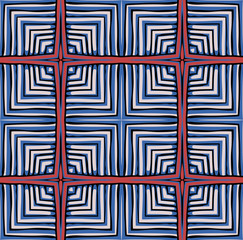 Seamless striped vector pattern. Vintage colored decorative repainting background with tribal and ethnic motifs. Abstract geometric roughly hatched shapes colored with hand drawn brush stokes.