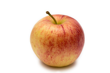 Fototapeta na wymiar frischer Apfel auf weißem Hintergrund