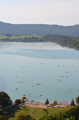 Obraz na płótnie Canvas lac de chalain