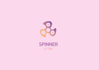  Creative geometric modern logo fidget spinners