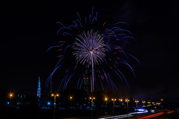 Saturn V Fireworks