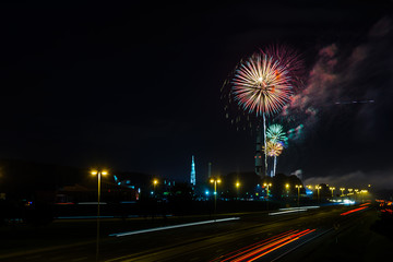 Saturn V Fireworks