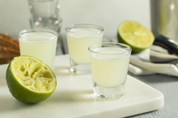 Boozy Lime  and Vodka Kamikaze Shots