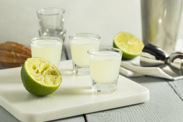 Boozy Lime  and Vodka Kamikaze Shots