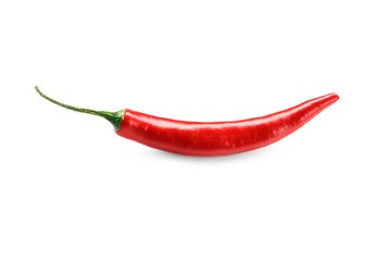 Chili pepper on white background