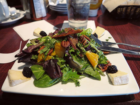 Salad in a Restaurant