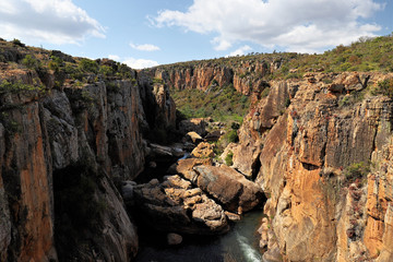 Fototapeta na wymiar Bourke's Luck Potholes, Blyde River Canyon, Mpumalanga, South Africa