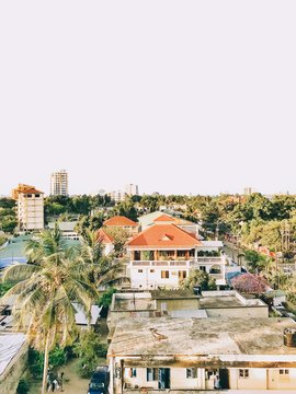 A view of the tropical city of Dar Es Salaam